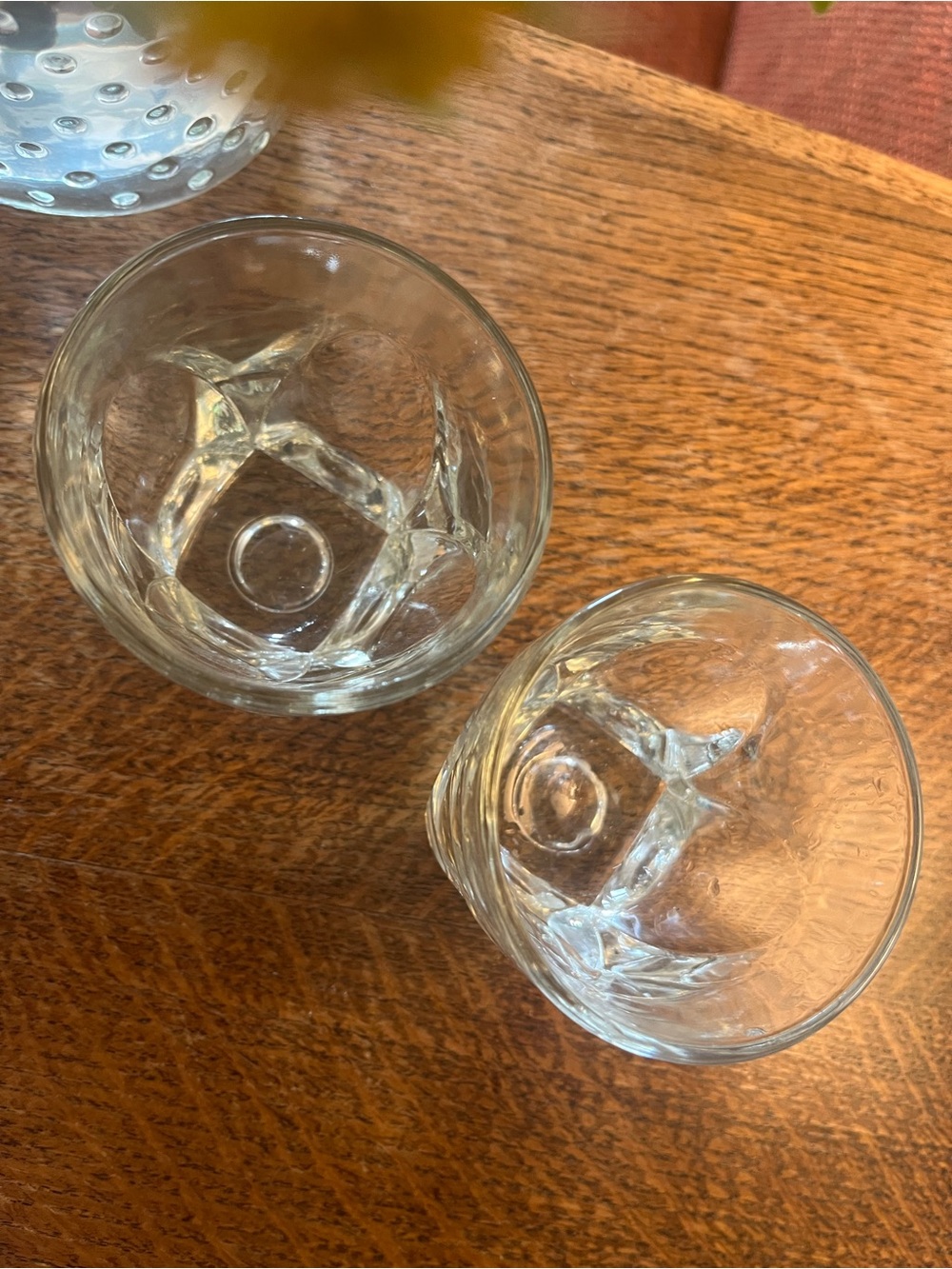 2 Vintage Colony Vanity Double Old Fashioned Rocks Juice Glasses - Picture 4 of 4